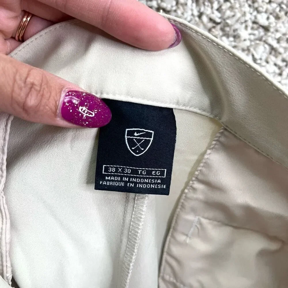 Nike Pants Men’s‎ 38x30 Cream Khaki Golf